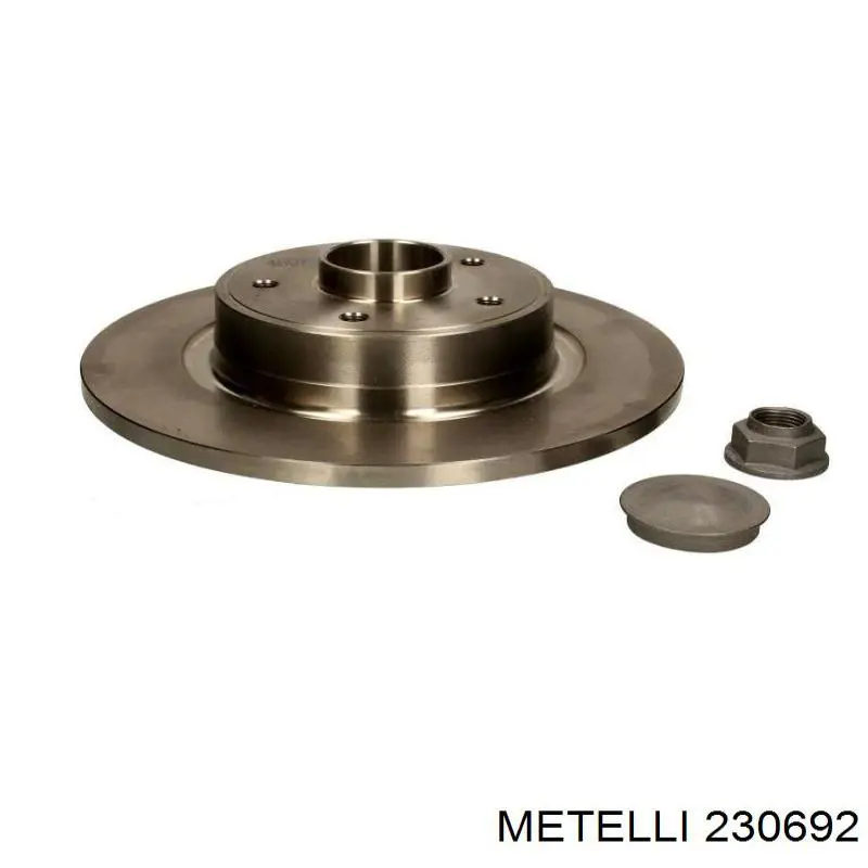 Задні дискові гальма Metelli 230692 ціна, від 72.16 USD