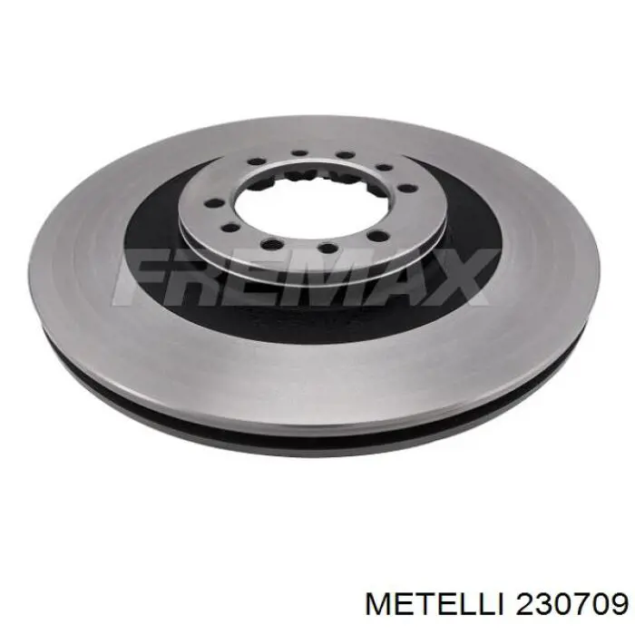 230709 Metelli диск гальмівний передній