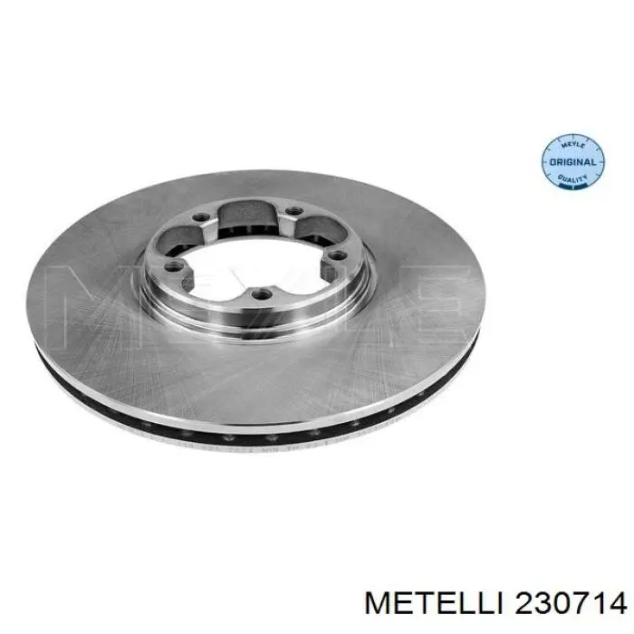 230714 Metelli диск гальмівний передній