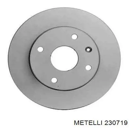 Диск гальмівний передній 230719 Metelli