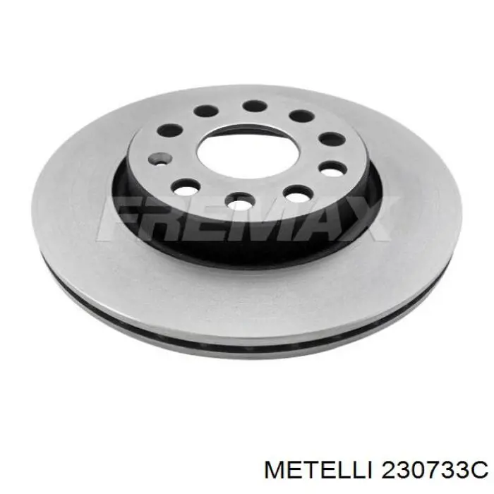 Гальмівні диски передні 230733C Metelli
