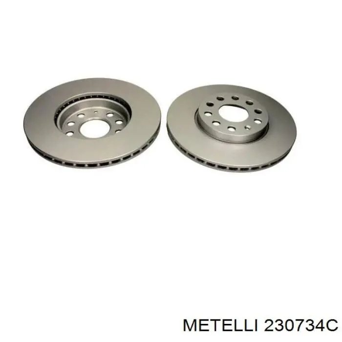 Ремкомплект передніх гальм 230734C Metelli
