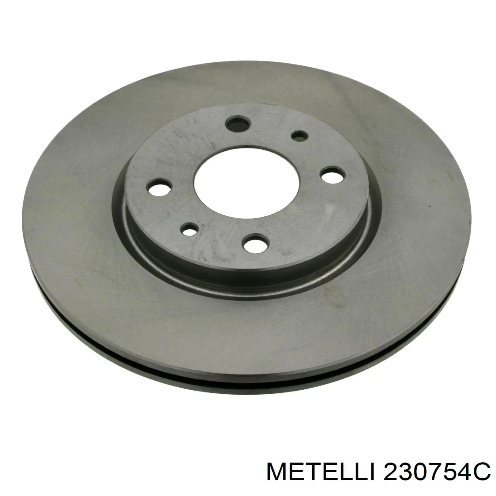 230754C Metelli диск гальмівний передній