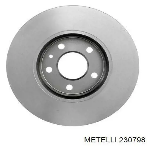 Диск гальмівний передній Metelli 230798