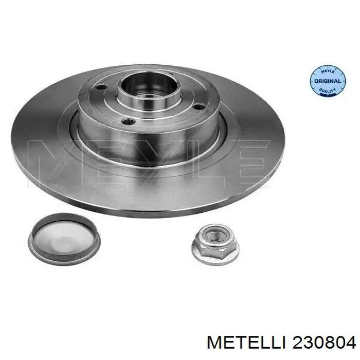 Гальмівні диски 230804 Metelli