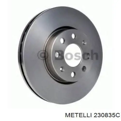 230835C Metelli диск гальмівний передній