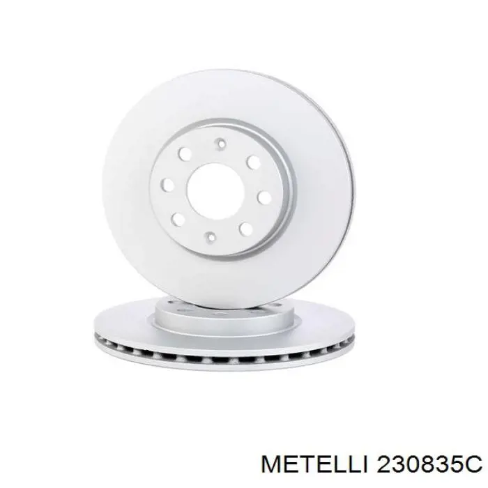 Диск переднього гальма Metelli 230835C ціна, від 27.62 USD