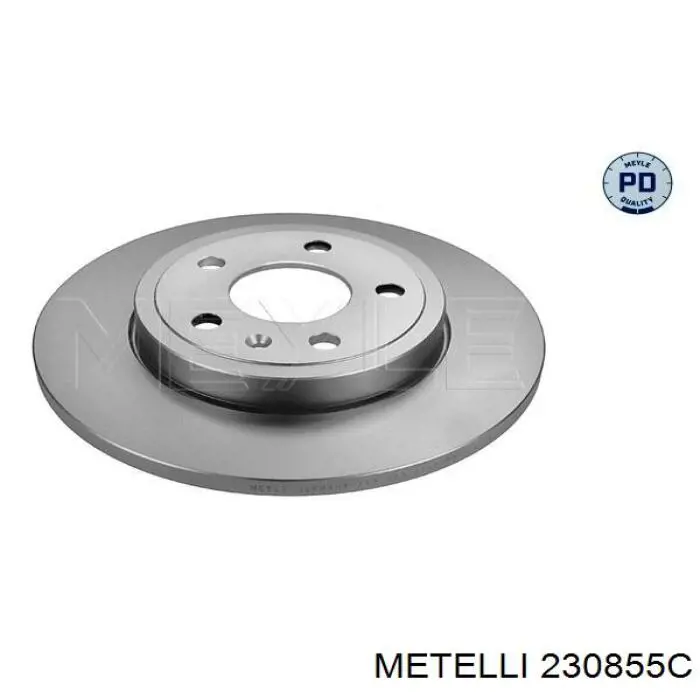 Задні дискові гальма Metelli 230855C ціна, від 31.38 USD