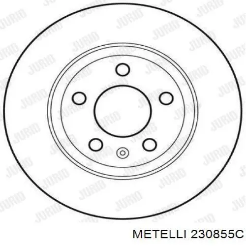 230855C Metelli Дискові гальма