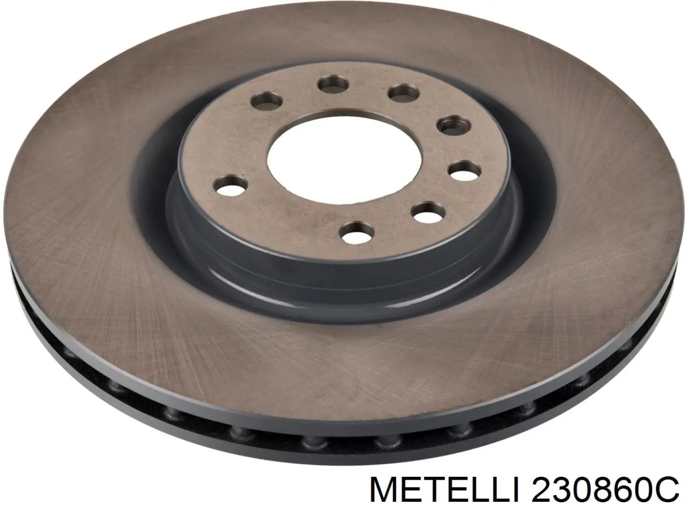 Диск гальмівний передній 230860C Metelli