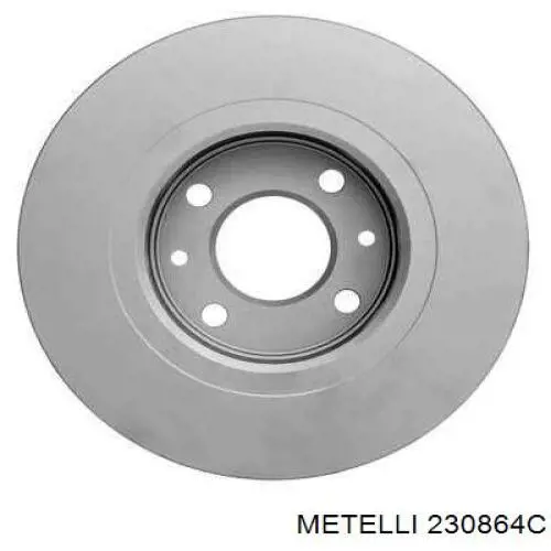 Диск гальмівний передній Metelli 230864C