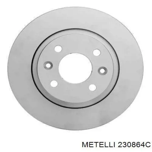 230864C Metelli диск гальмівний передній