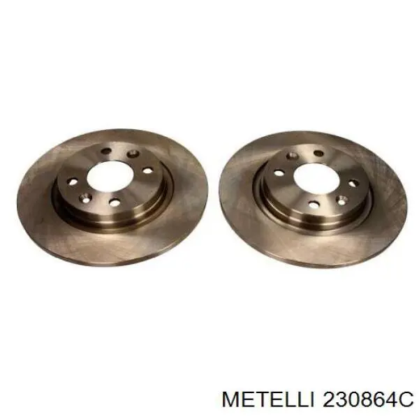 Диск переднього гальма Metelli 230864C ціна, від 23.83 USD