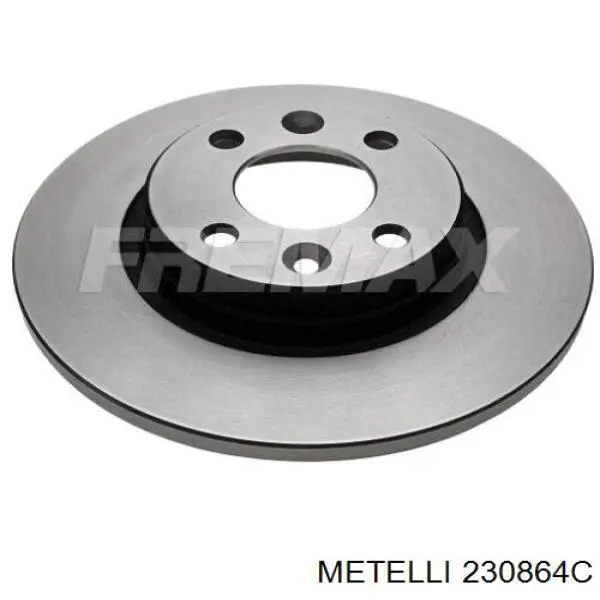 Гальмівні диски передні 230864C Metelli