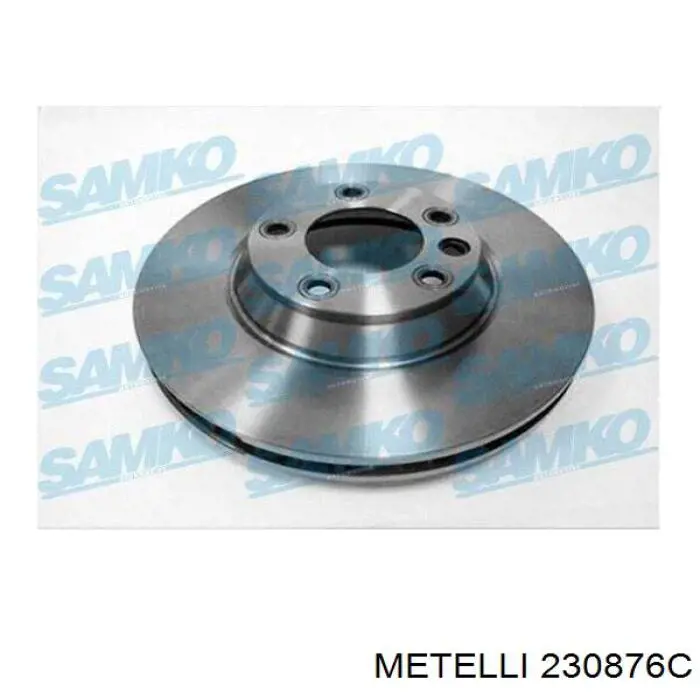 230876C Metelli диск гальмівний передній