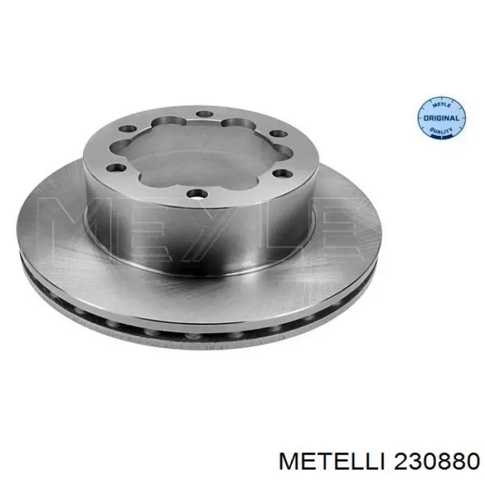 230880 Metelli диск гальмівний задній