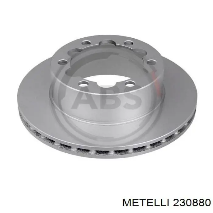 Купити 230880 Metelli Диск заднього гальма