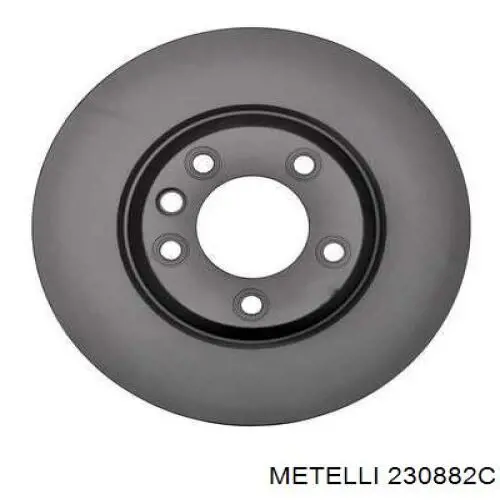 230882C Metelli диск гальмівний передній