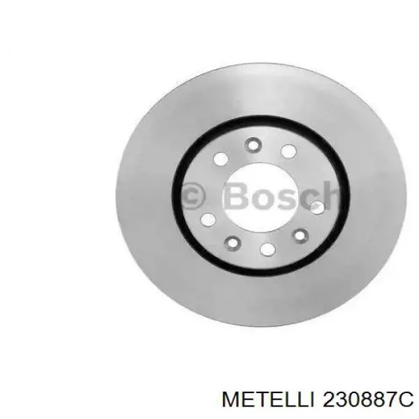 Гальмівні диски передні 230887C Metelli
