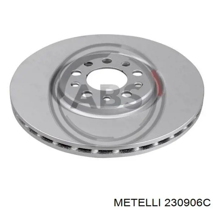 230906C Metelli диск гальмівний передній