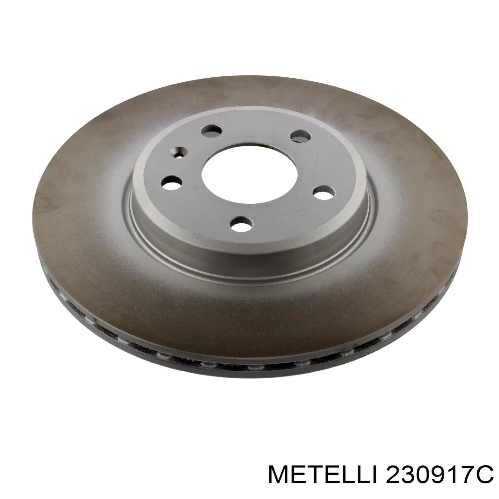 230917C Metelli диск гальмівний передній