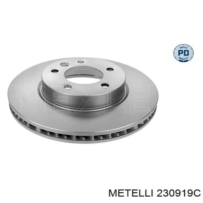 Диск гальмівний передній 230919C Metelli