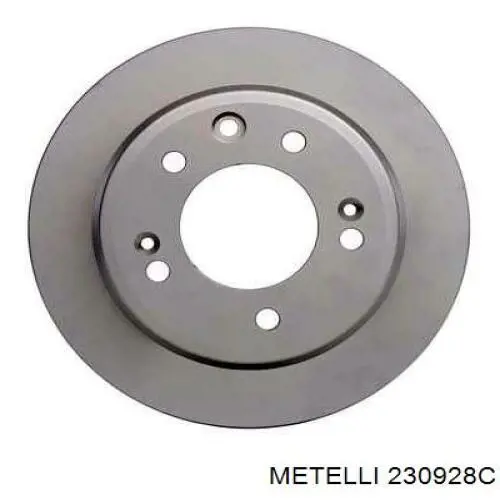 230928C Metelli диск гальмівний задній