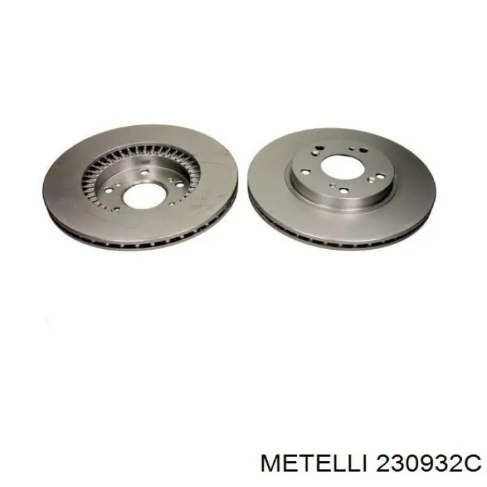 Диск переднього гальма Metelli 230932C ціна, від 44.38 USD