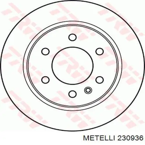 Задні дискові гальма Metelli 230936 ціна, від 39.95 USD