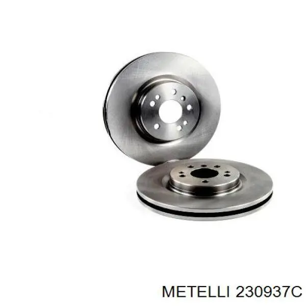 Диск гальмівний передній Metelli 230937C