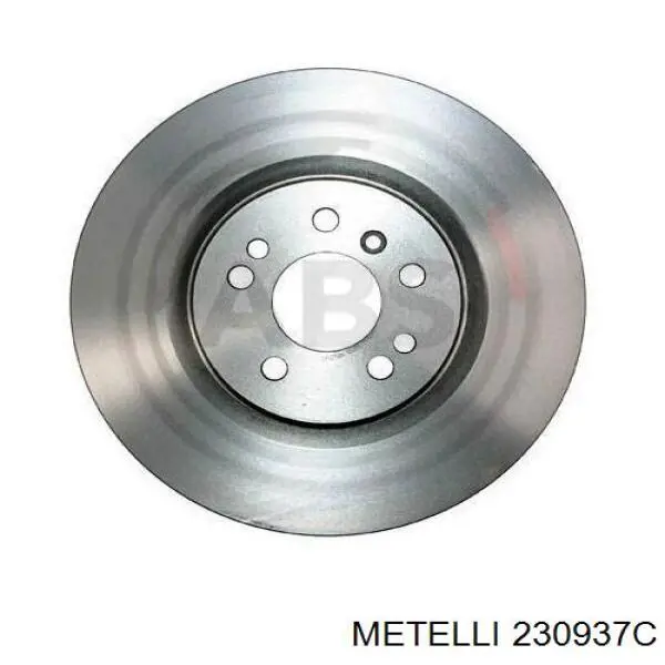 Диск переднього гальма Metelli 230937C ціна, від 75.03 USD
