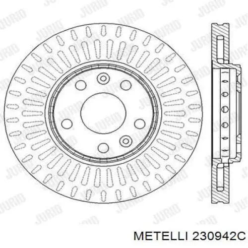 230942C Metelli Гальмо дискове переднє