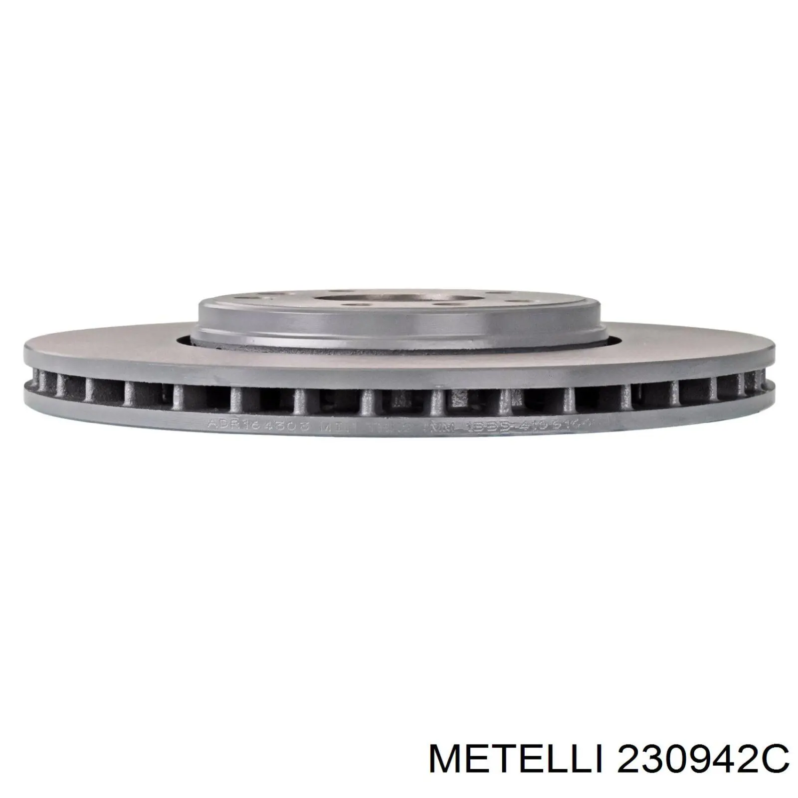 Диск гальмівний передній Metelli 230942C