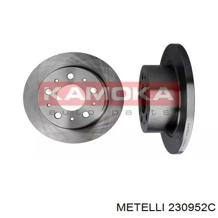 Купити 230952C Metelli Диск заднього гальма