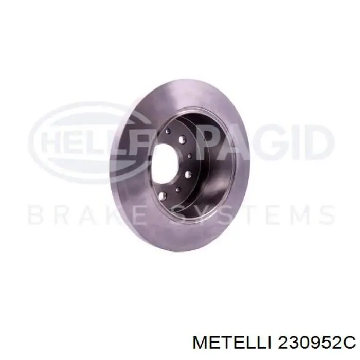 Задні дискові гальма Metelli 230952C ціна, від 42.18 USD