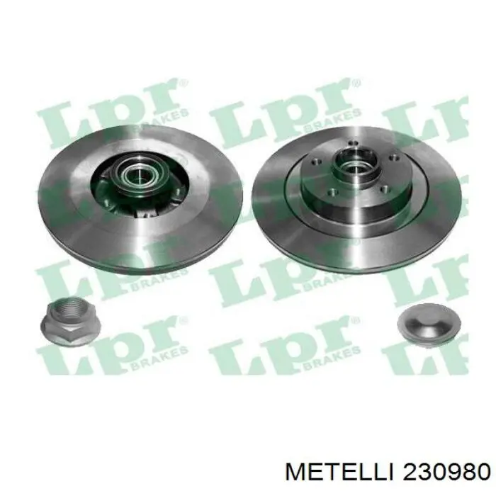 230980 Metelli Дискові гальма
