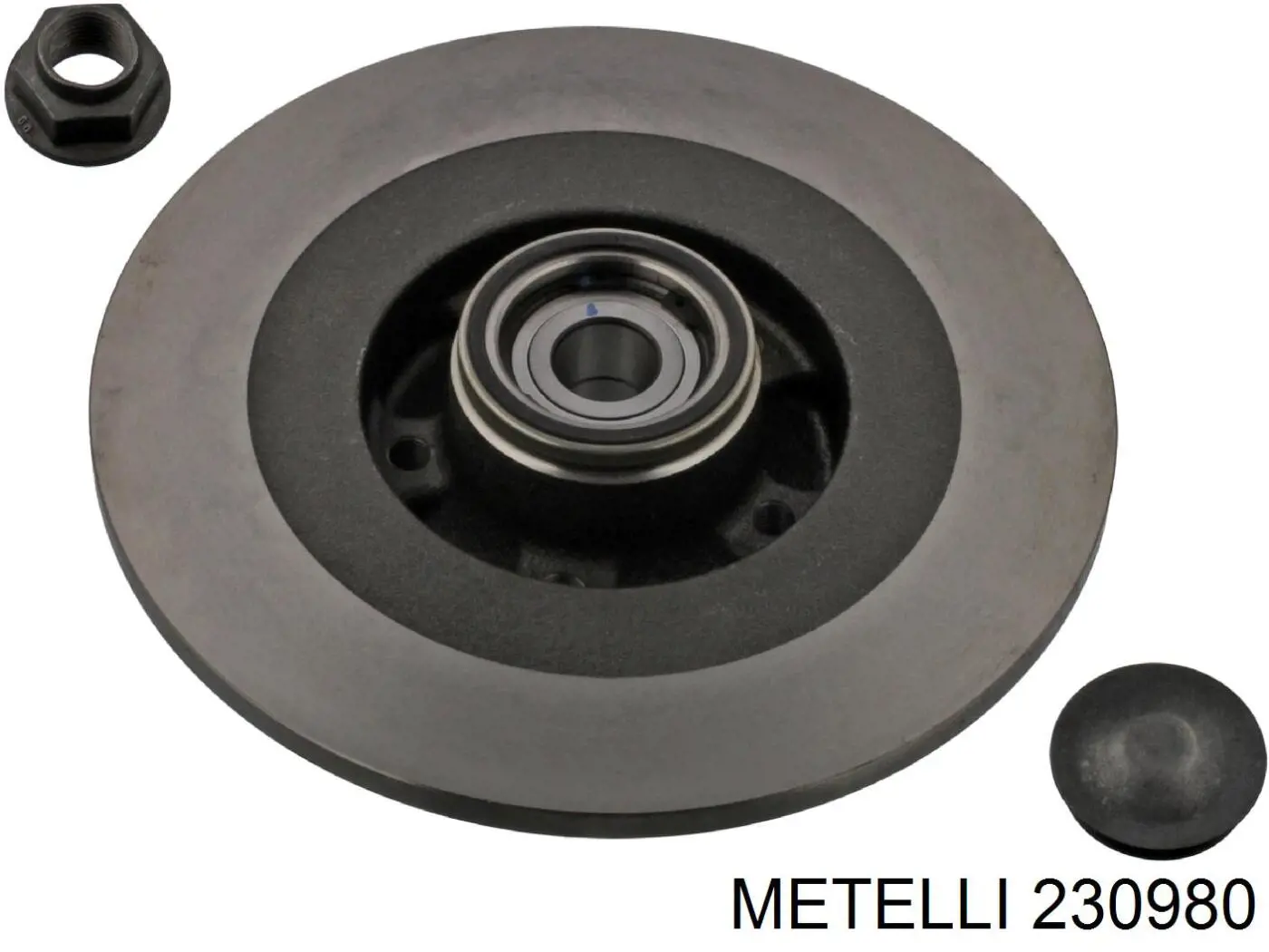 230980 Metelli диск гальмівний задній