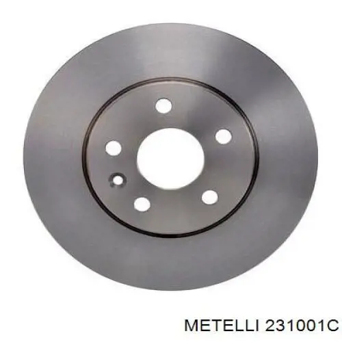 231001C Metelli диск гальмівний передній