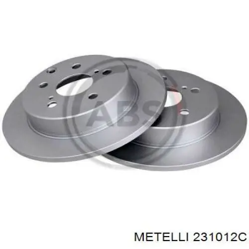 Гальмівні диски 231012C Metelli