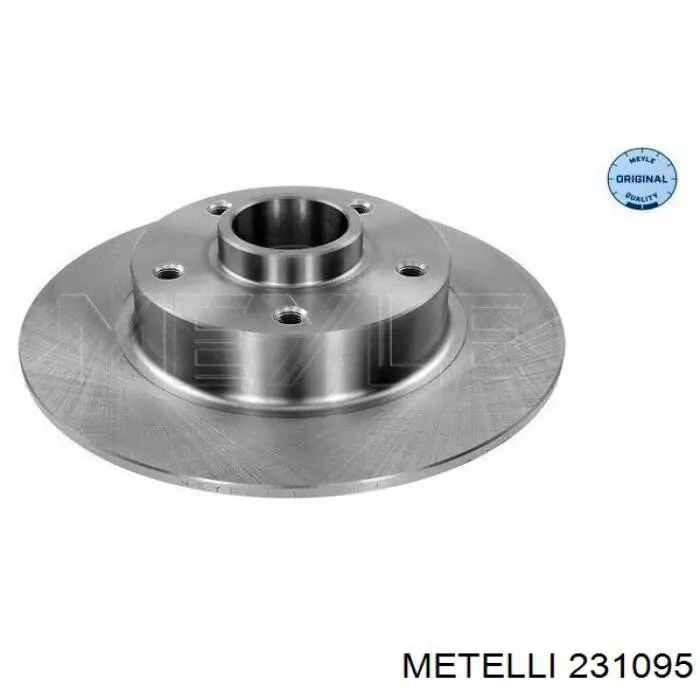 231095 Metelli Дискові гальма