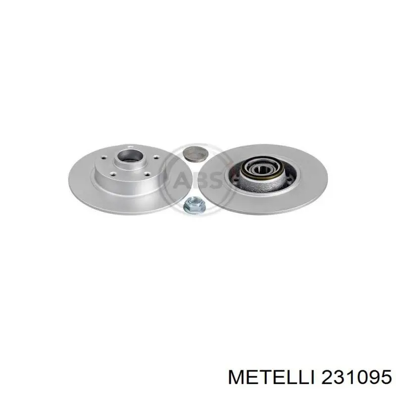 Гальмівні диски 231095 Metelli