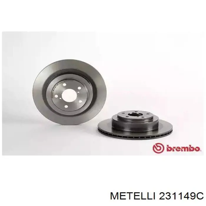 Задні дискові гальма Metelli 231149C ціна, від 39.65 USD