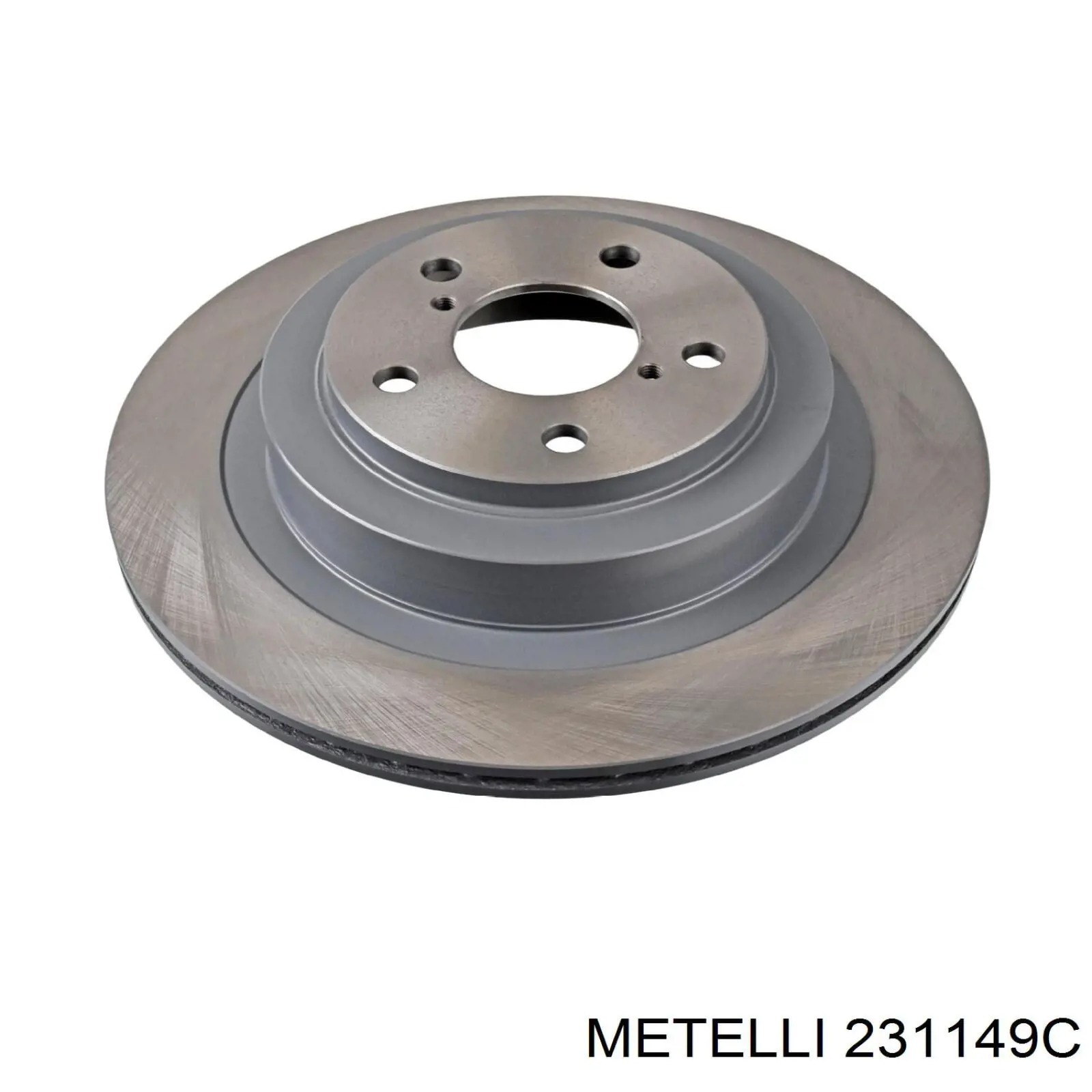 231149C Metelli диск гальмівний задній