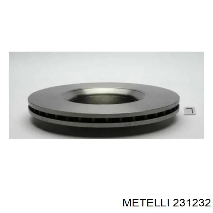 Купити 231232 Metelli Диск заднього гальма