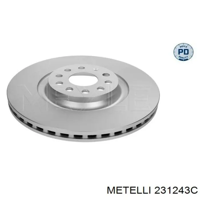 Гальмівні диски передні 231243C Metelli