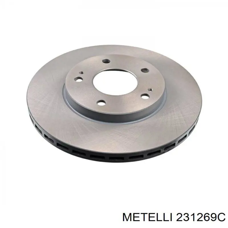 Диск гальмівний передній Metelli 231269C