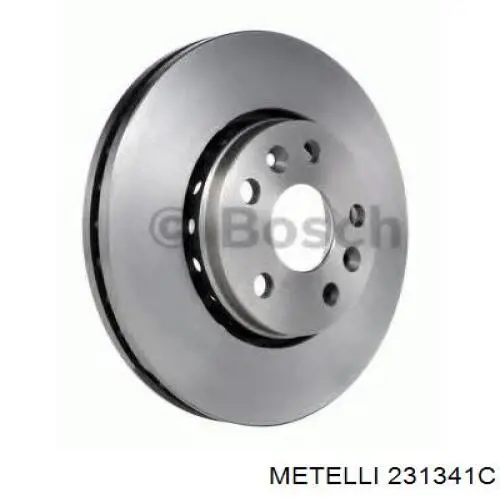 Гальмівні диски передні 231341C Metelli