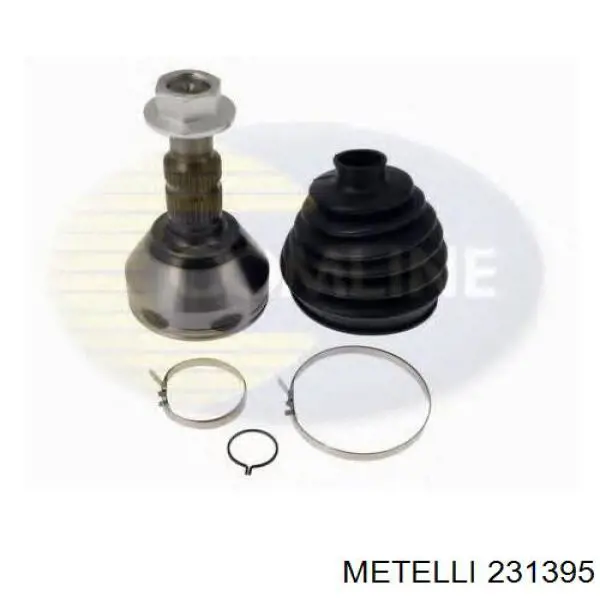Диск гальмівний задній Metelli 231395