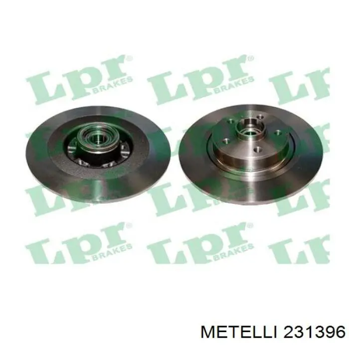 Гальмівні диски 231396 Metelli