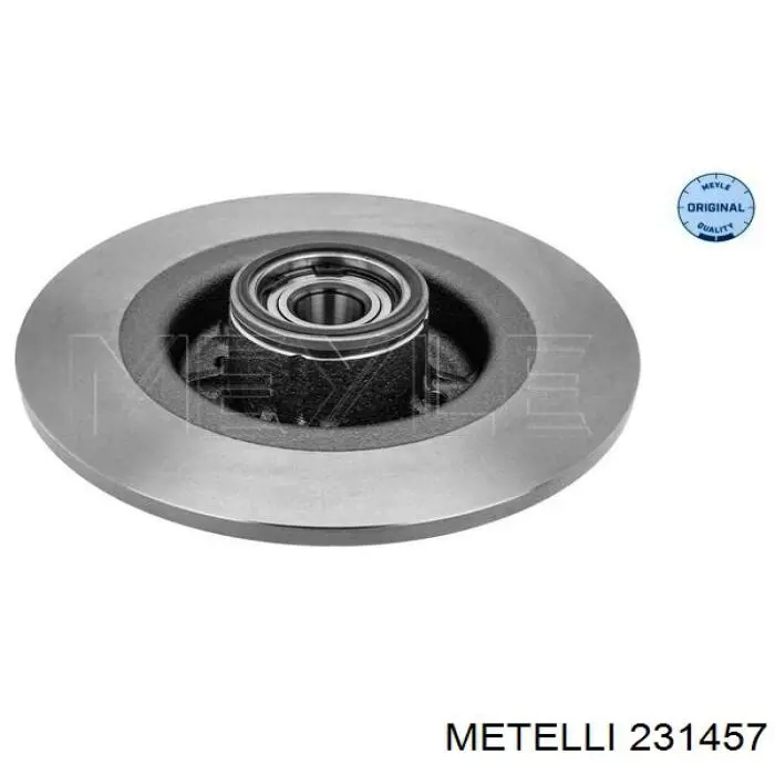Купити 231457 Metelli Диск заднього гальма